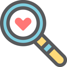 Magnifying Glass Sticker Svg Vector, Free Vectors File
